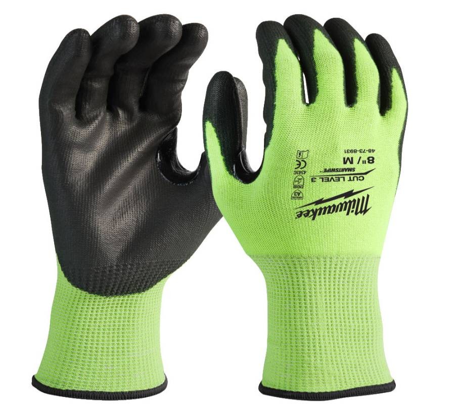Guanti da Lavoro Alta Visibilit� Milwaukee Hi-vis cut C 4932479721