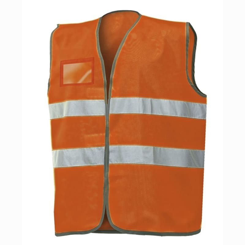 Gilet Alta Visibilita' Porta Badge Taglia Unica ISSA 01210NB