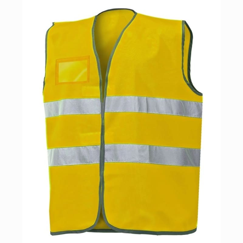 Gilet Alta Visibilita' Porta Badge Taglia Unica ISSA 01210NB