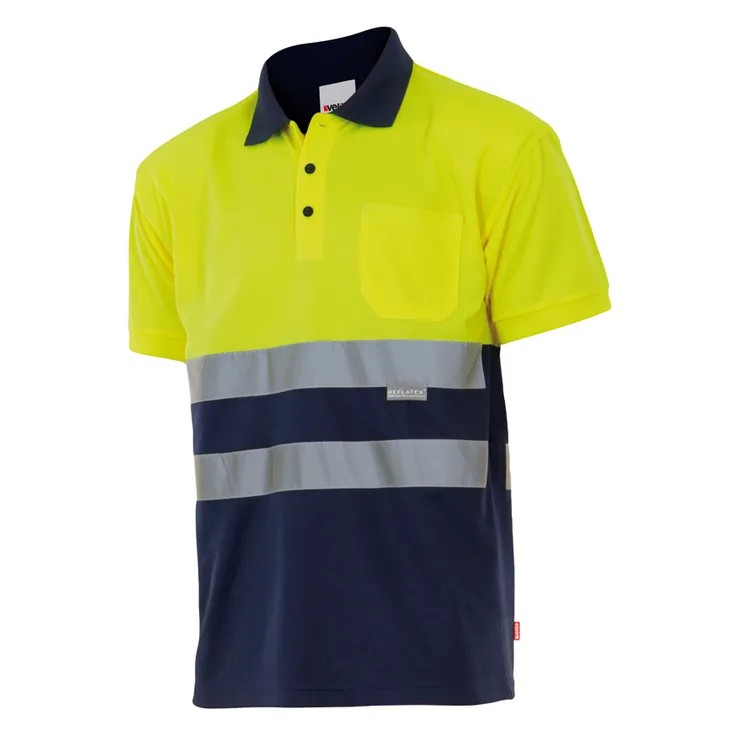 Polo bicolore da Lavoro Alta Visibilit� Velilla 173