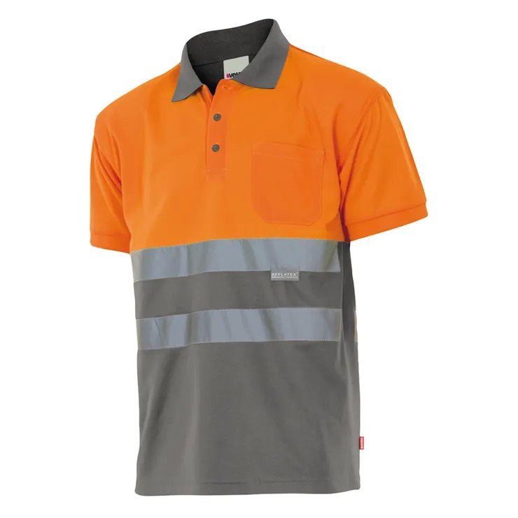 Polo bicolore da Lavoro Alta Visibilit� Velilla 173