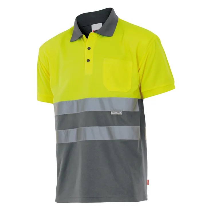 Polo bicolore da Lavoro Alta Visibilit� Velilla 173