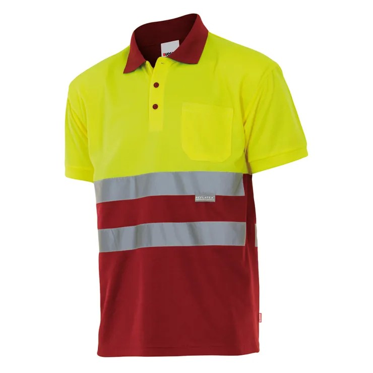 Polo bicolore da Lavoro Alta Visibilit� Velilla 173