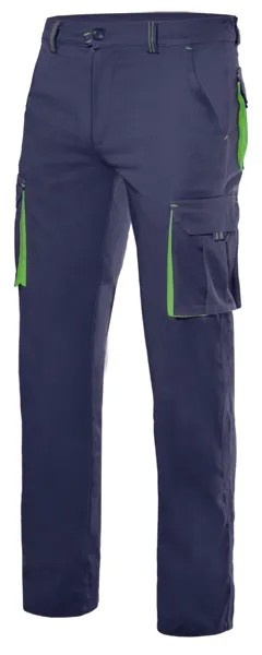 Pantalone bicolore da Lavoro Stretch Multitasche Velilla 103024S