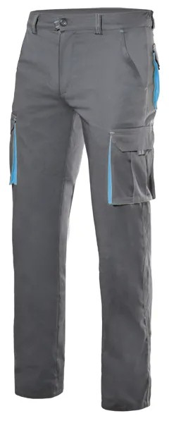Pantalone bicolore da Lavoro Stretch Multitasche Velilla 103024S