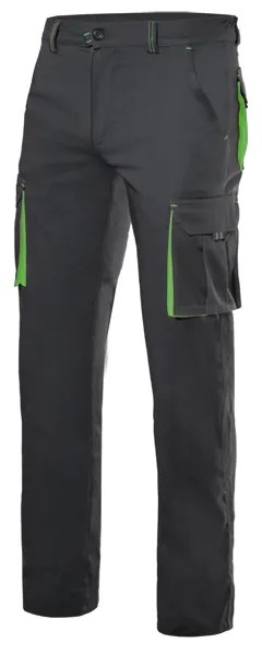 Pantalone bicolore da Lavoro Stretch Multitasche Velilla 103024S