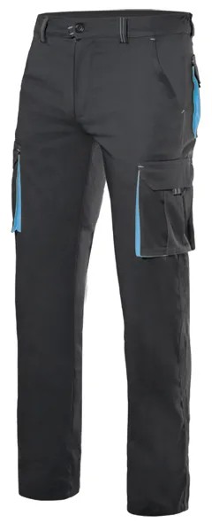 Pantalone bicolore da Lavoro Stretch Multitasche Velilla 103024S
