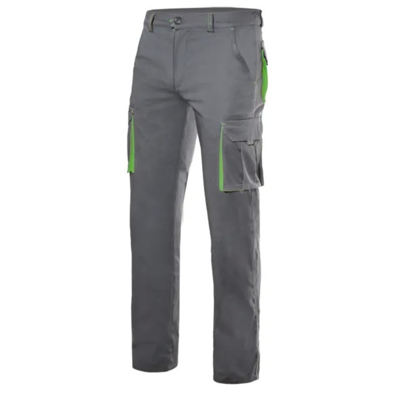 Pantalone bicolore da Lavoro Stretch Multitasche Velilla 103024S