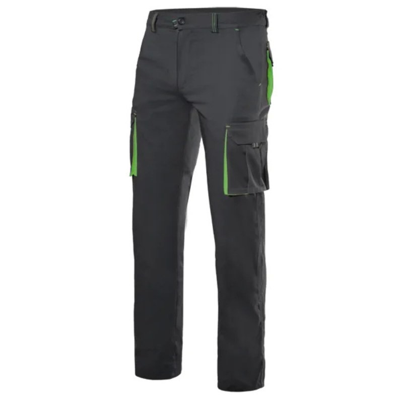 Pantalone bicolore da Lavoro Stretch Multitasche Velilla 103024S