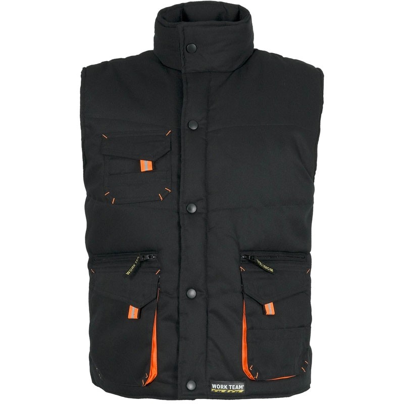 Gilet da lavoro invernale multitasche imbottito ad alta visibilit� - Workteam