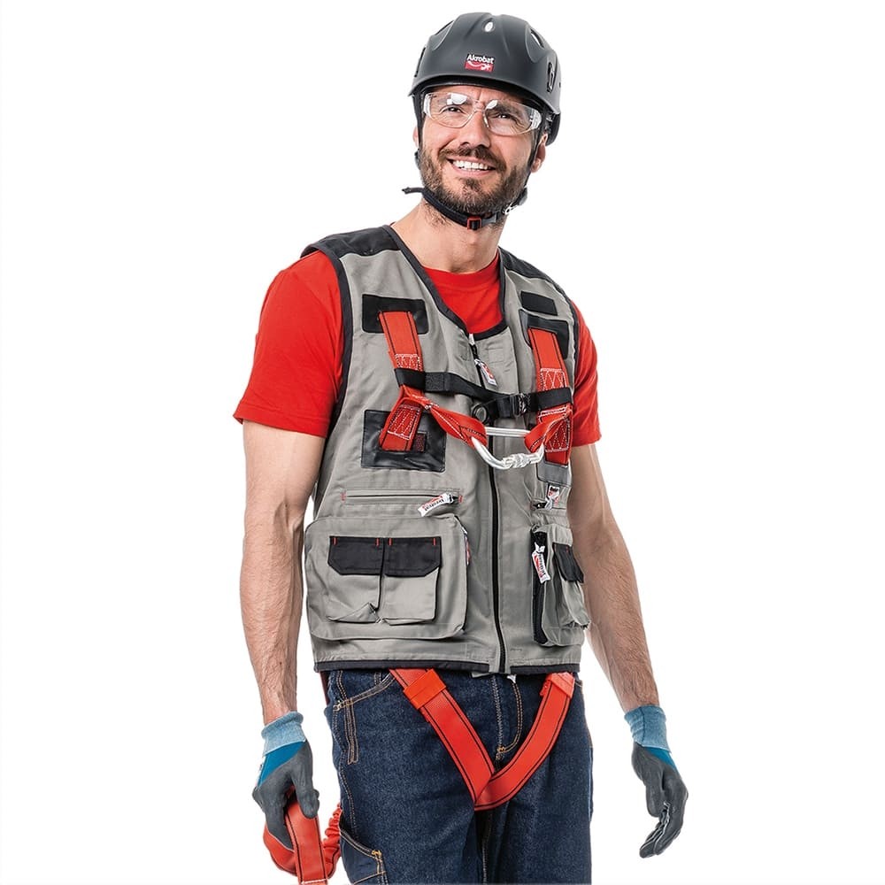 Imbracatura Con Gilet Con Attacco Dorsale E Sternale En 361 'Akrobat Plus' Issa Ak8730