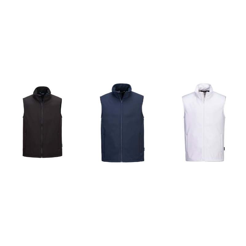 Gilet da Lavoro Softshell Impermeabile Zip Intera Portwest TK22