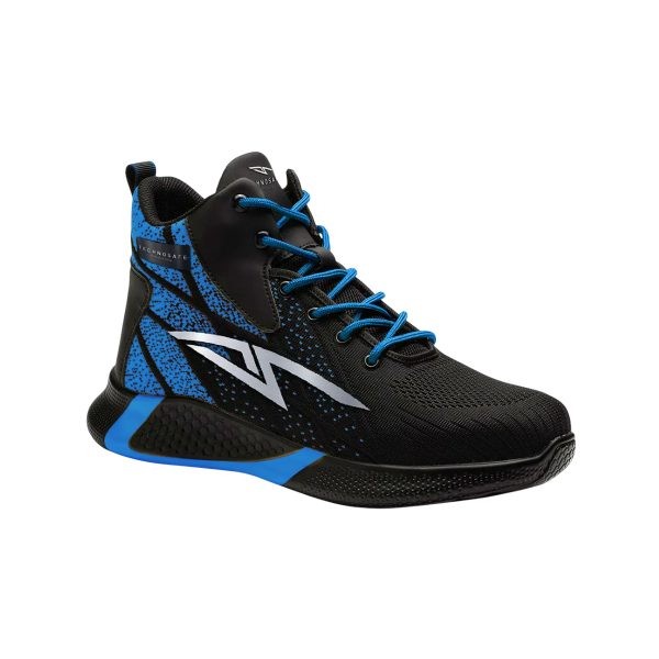Scarpe Antinfortunistiche Alte Metalfree Technosafe Neon Safety High S3 SR ESD