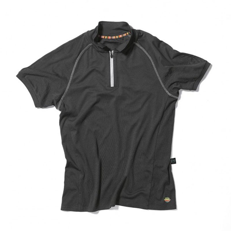Polo Dike in cotone con Zip 92123