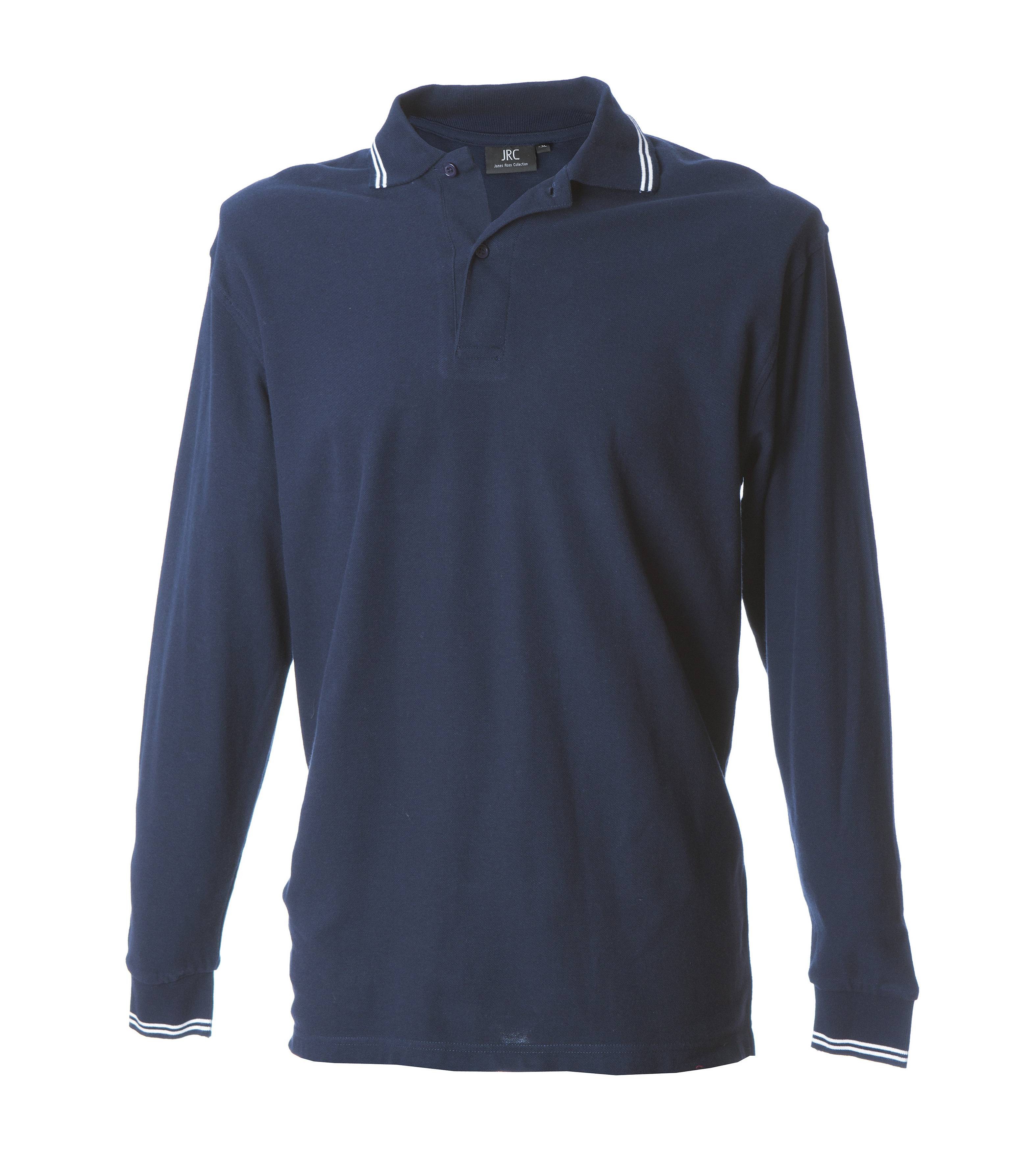 Polo manica lunga da Lavoro 100% Cotone JRC New Marsiglia 990053
