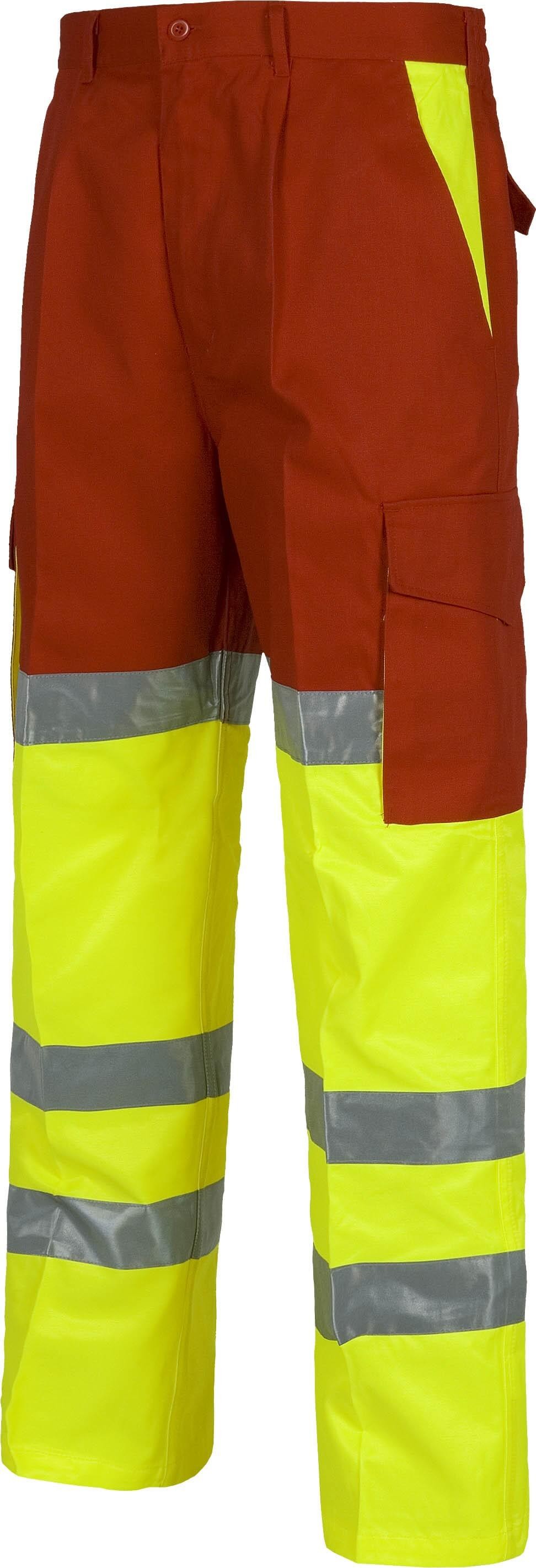 Pantaloni da lavoro Alta visibilit� rinforzati - Workteam C3314