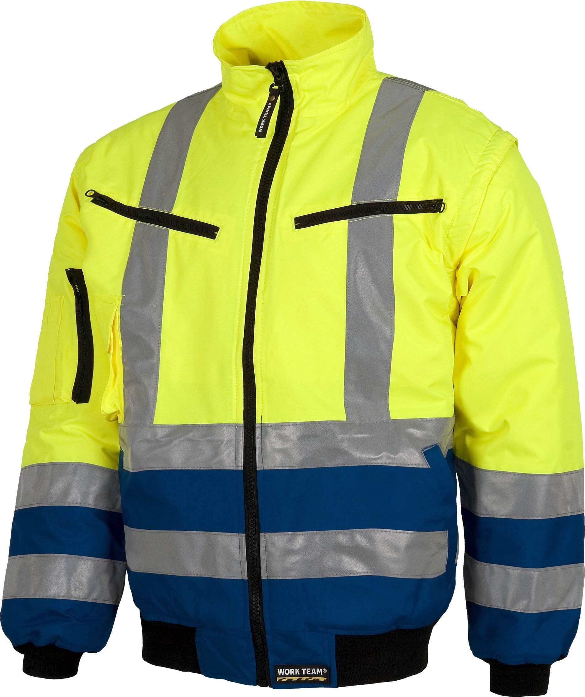 Pilot Giubbotto alta visibilit� Imbottito con maniche staccabili Workteam - C3740