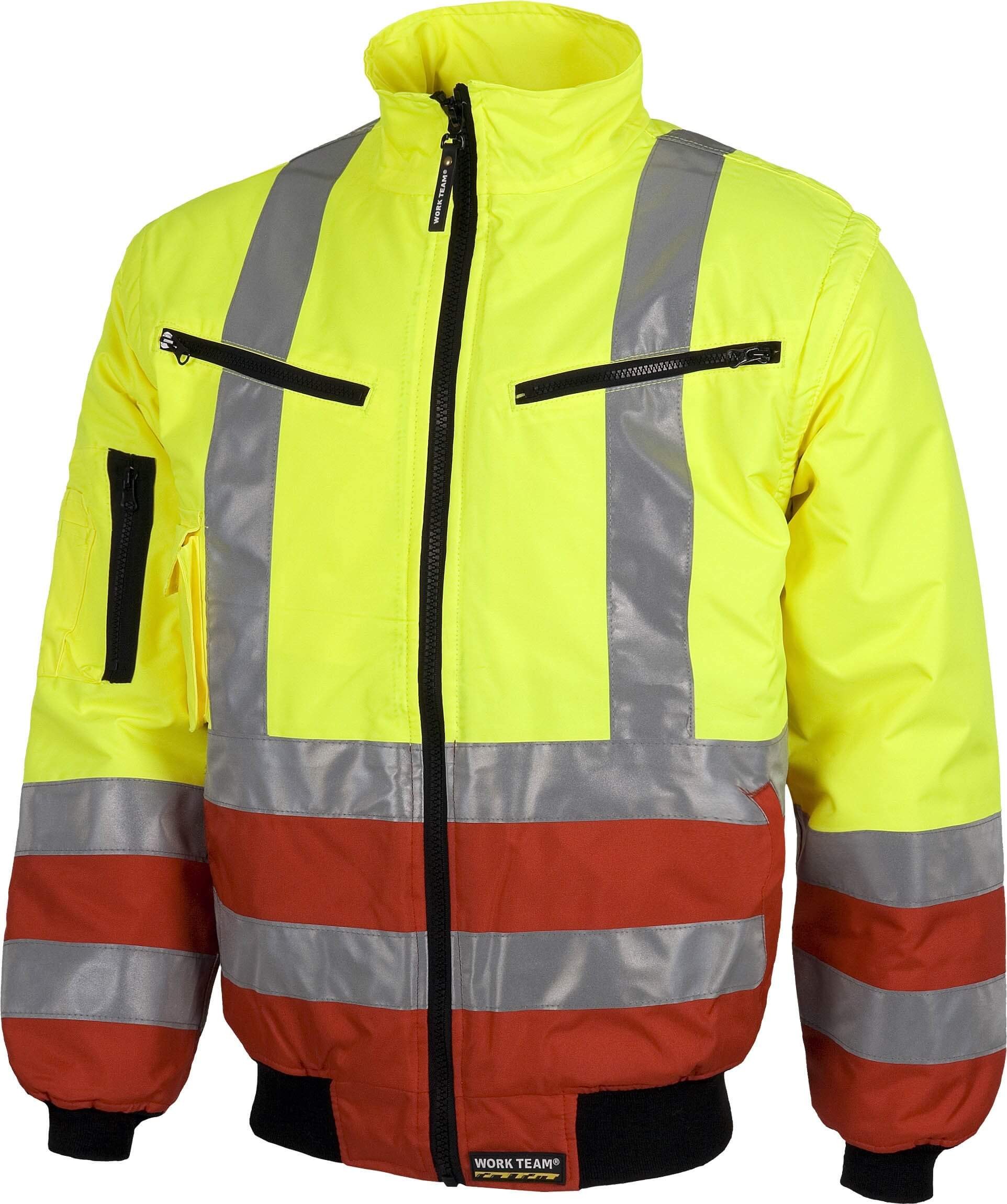 Pilot Giubbotto alta visibilit� Imbottito con maniche staccabili Workteam - C3740