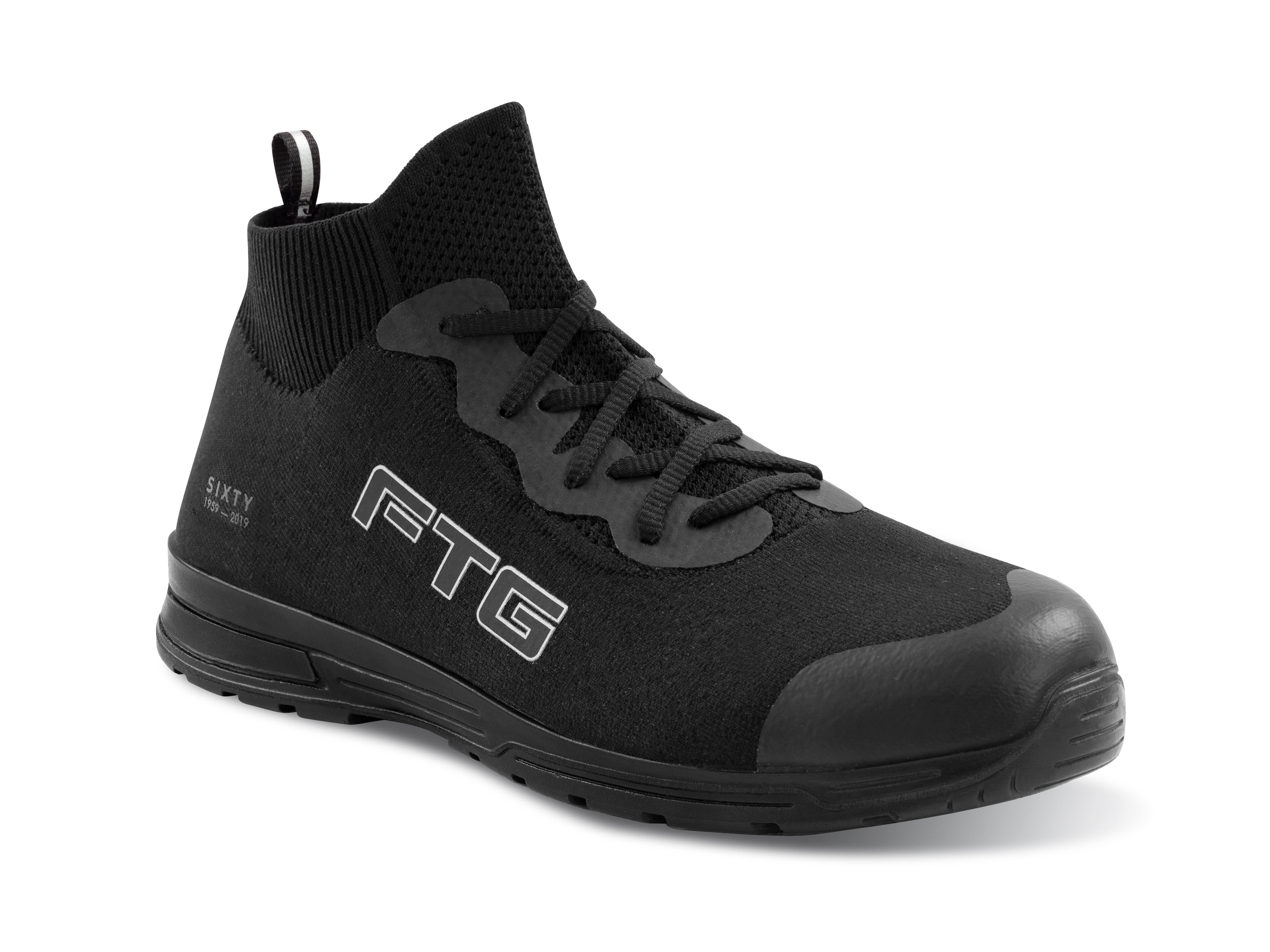 Scarpe antinfortunistiche FTG Black High S3 SRC ESD Alte Impermeabili