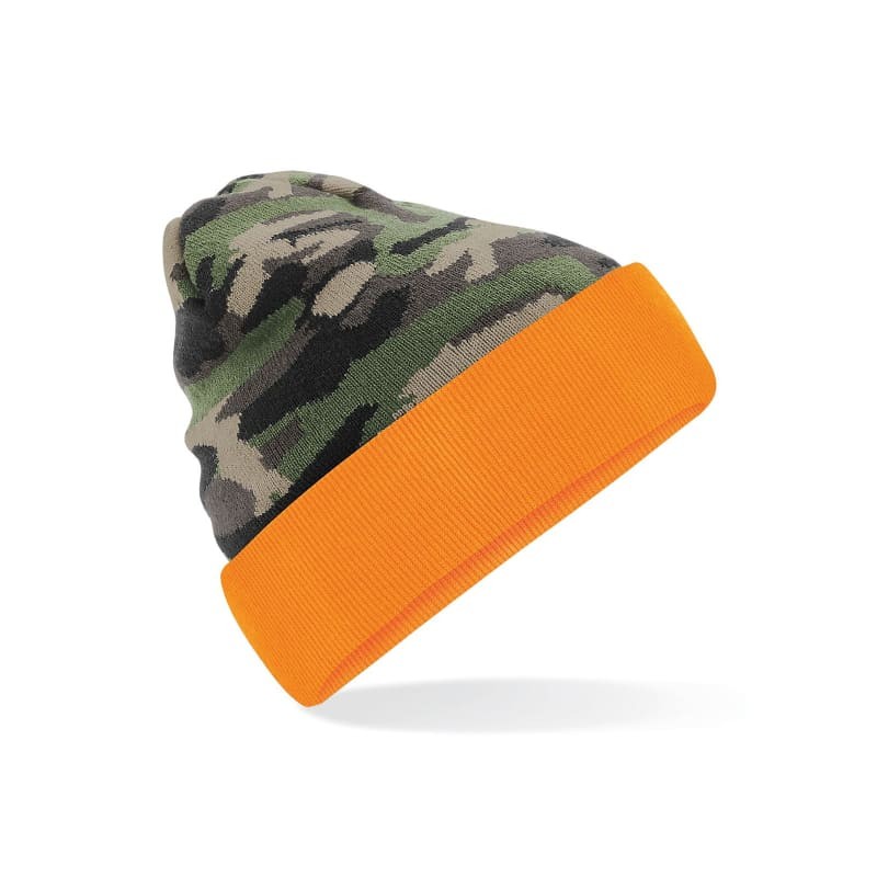 Cappello Camo Cuffed Beanie Beechfield - B419