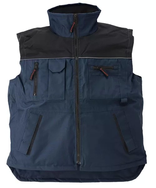 Gilet da Lavoro Coverguard RIPSTOP 5GRIP- Impermeabile - Blu Navy/Nero