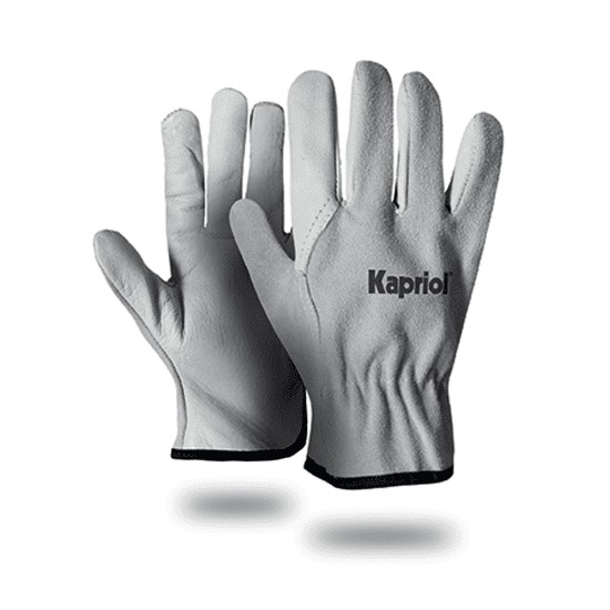 12 Paia - Guanti da lavoro In Cuoio Kapriol Driver Comby 127700