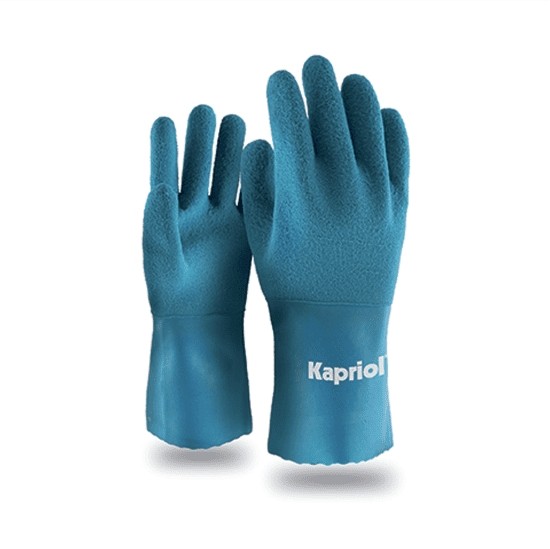 12 Paia - Guanti Da Lavoro Kapriol Blue Latex 127707