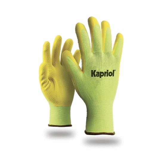 12 Paia - Guanti Da Lavoro Antiscivolo Kapriol In Latex POWER GRIP 128011