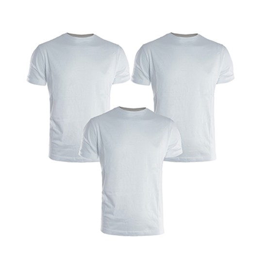 Set 3 Magliette Kapriol 100% cotone 132896 Bianco