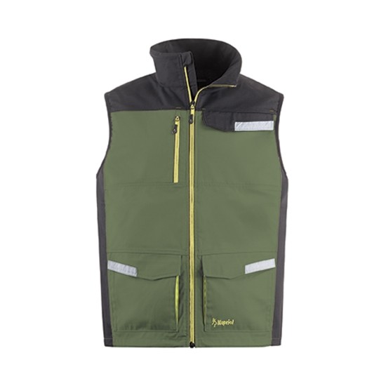 Gilet Da Lavoro Kapriol Kavir 135601 Multitasche Con Inserti Riflettenti