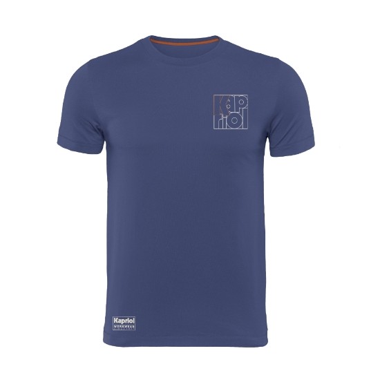 T-Shirt Da Lavoro Kapriol Enjoy 160042 a Maniche Corte