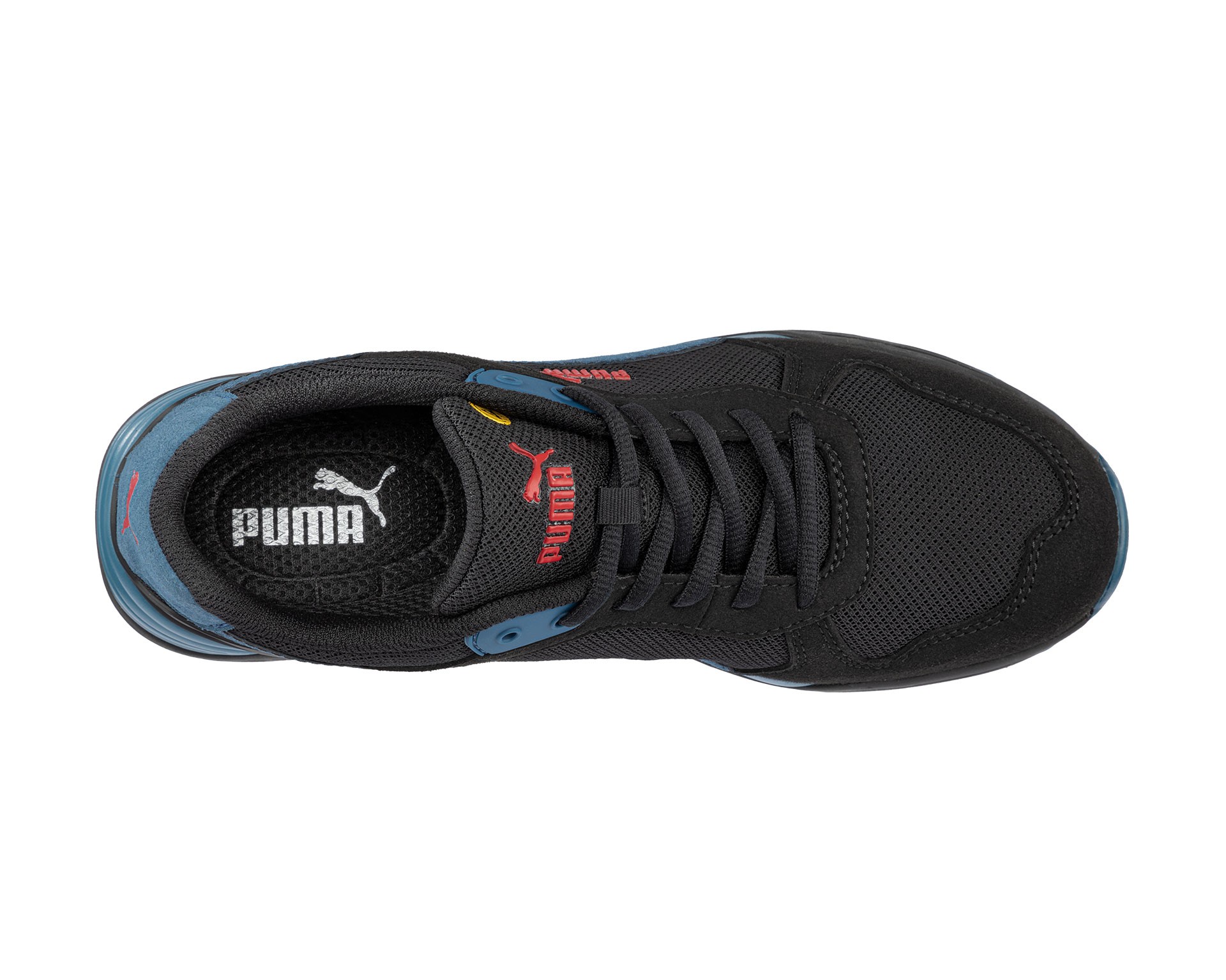 Scarpe antinfortunistiche Puma Frontside Black/Blue Low S1P HRO ESD SRC 644660