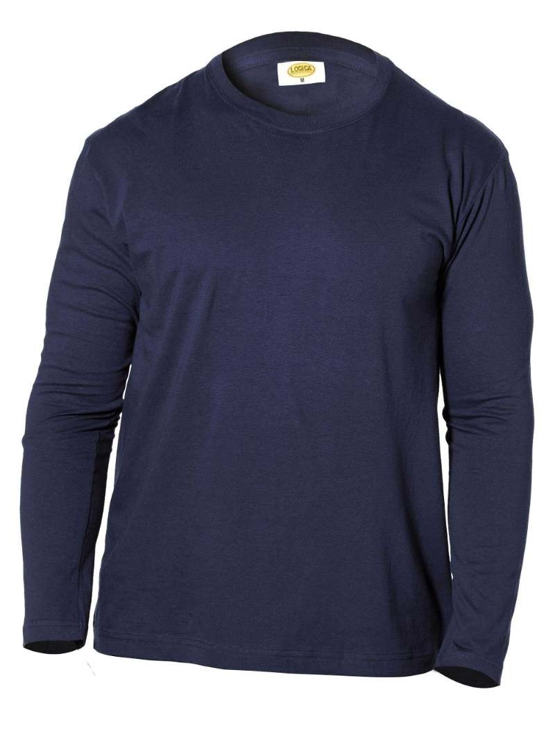 Maglia da lavoro 100% Cotone Manica Lunga Logica GS2500/1-L