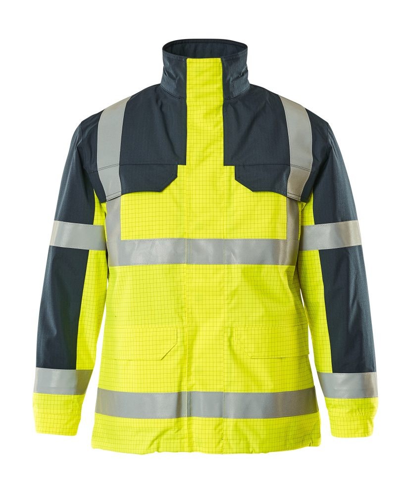 Parka da Lavoro Alta visibilit� Ignifugo Multitasche Impermeabile Antivento Lungern Mascot 06831-064