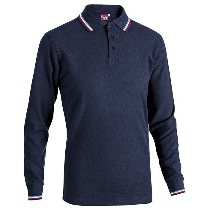 Polo da Lavoro Manica Lunga 100% Cotone Sottozero Becker Sport E0414