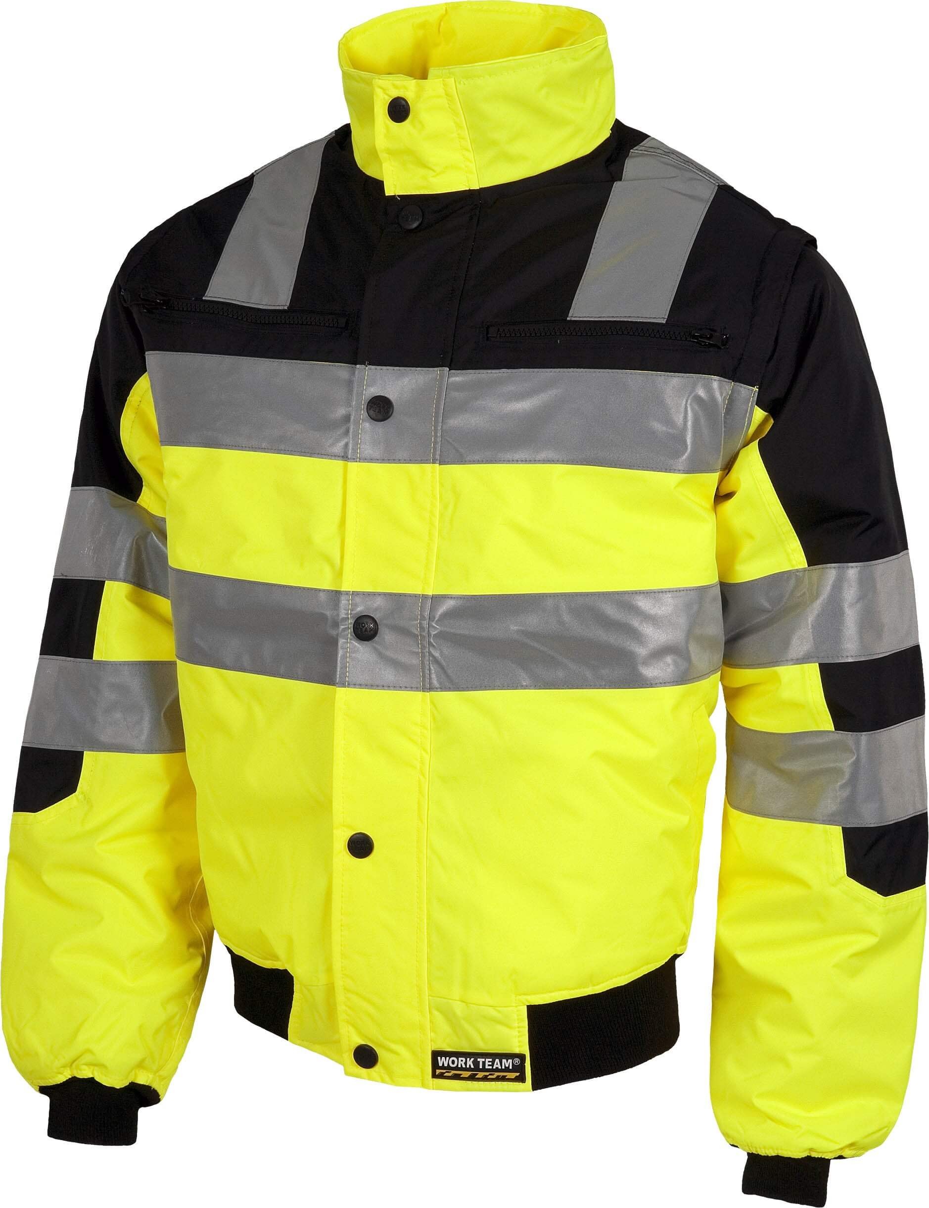 Giubbotto Pilot Alta visibilit� con maniche staccabili - C3750 Workteam
