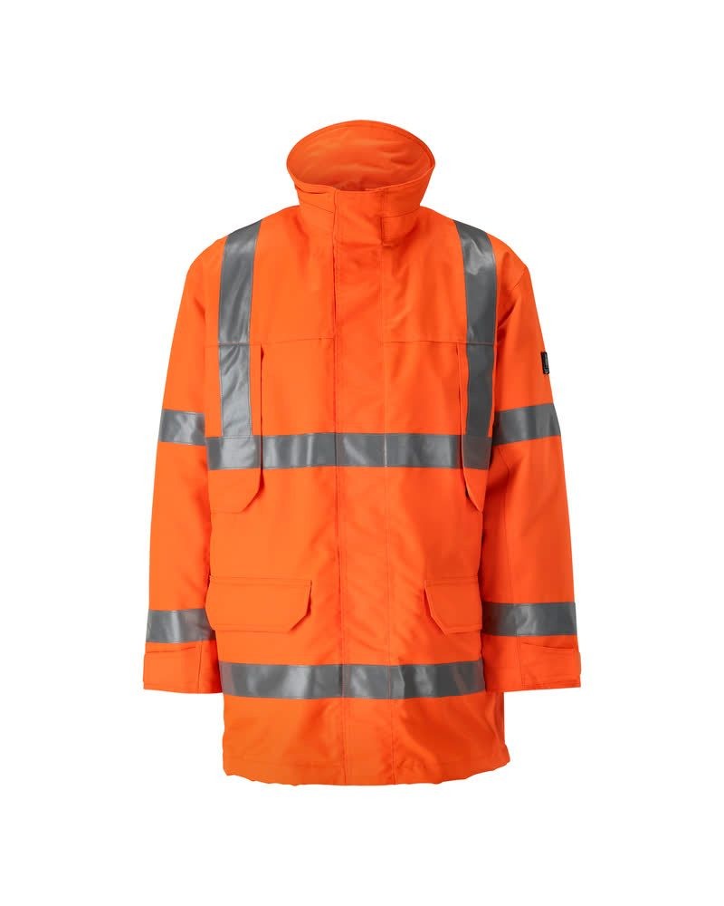 Parka da Lavoro Alta Visibilit� Impermeabile Antivento Multitasche Vancouver Mascot 07930-880