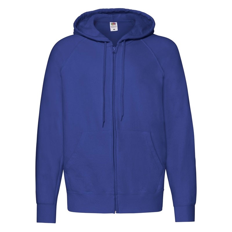 Felpa Da Lavoro Fruit Of The Loom Leggera con Cappuccio e Zip Lunga FR621440