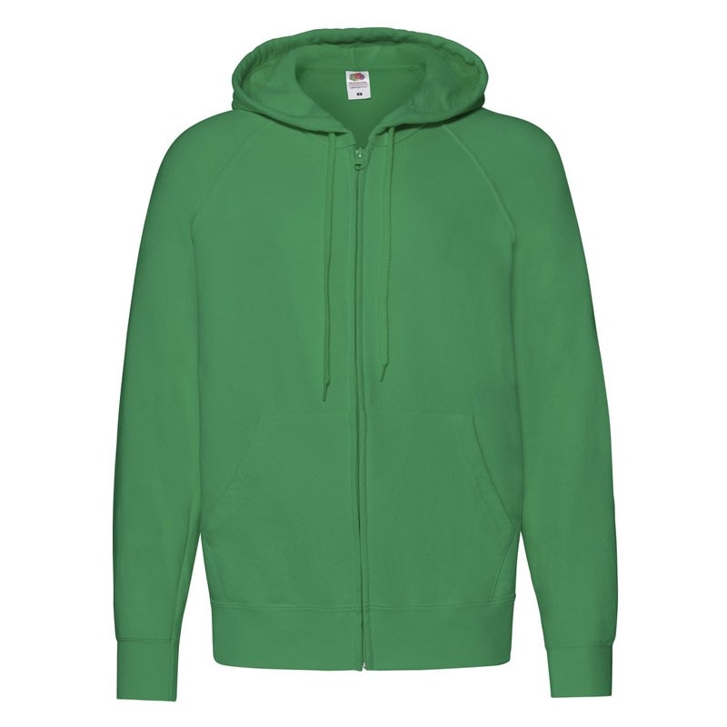 Felpa Da Lavoro Fruit Of The Loom Leggera con Cappuccio e Zip Lunga FR621440
