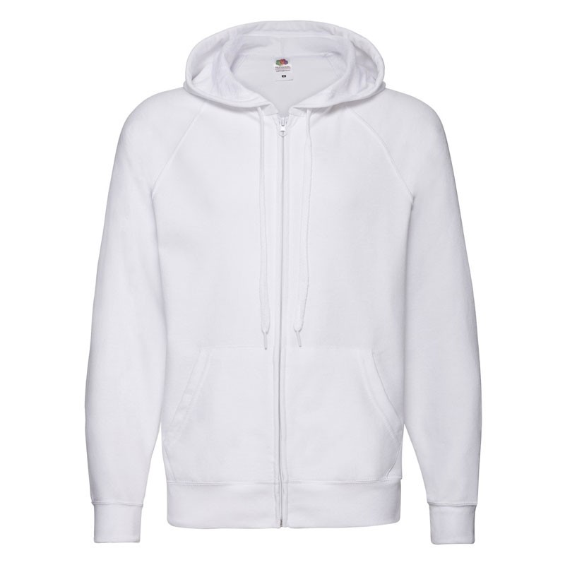 Felpa Da Lavoro Fruit Of The Loom Leggera con Cappuccio e Zip Lunga FR621440