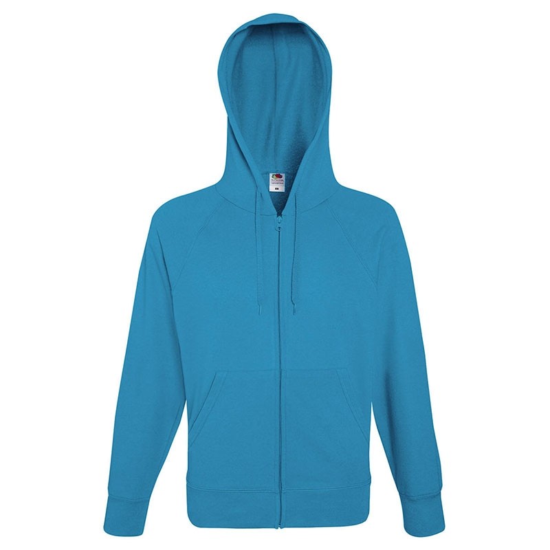 Felpa Da Lavoro Fruit Of The Loom Leggera con Cappuccio e Zip Lunga FR621440