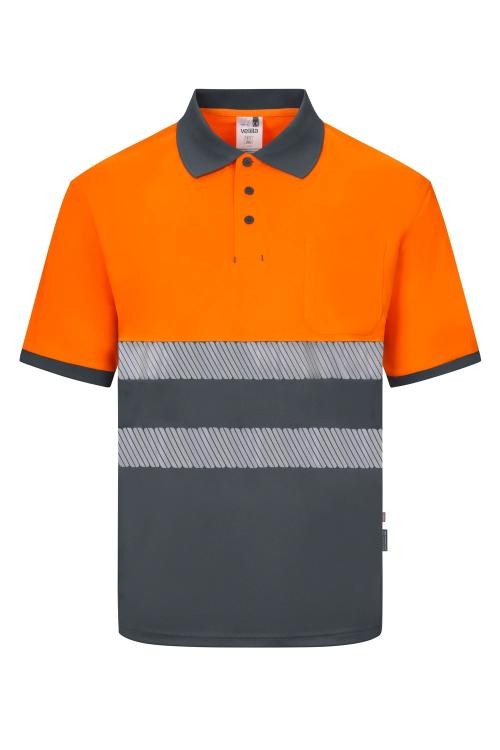 Polo da Lavoro Velilla Alta visibilit� 305533 Bicolore