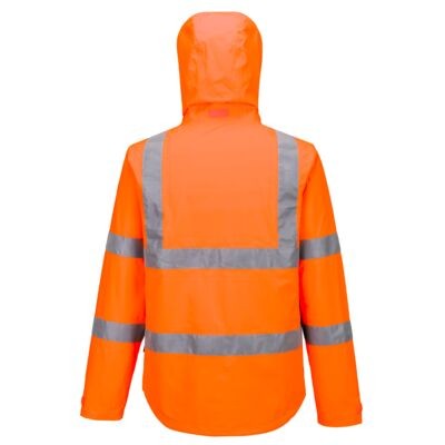 Giacca da Lavoro Portwest Alta Visibilit� Leggera Pieghevole Hi-Vis S164 Impermeabile Multitasche