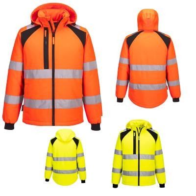 Giacca da Lavoro Portwest Alta Visibilit� CD809 Softshell WX2 Imbottito Multitasche Impermeabile