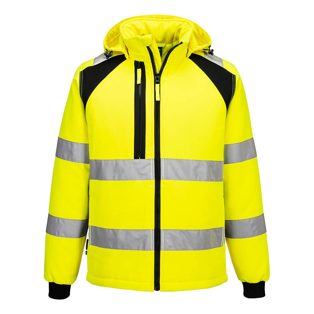 Giacca da Lavoro Portwest Alta Visibilit� CD809 Softshell WX2 Imbottito Multitasche Impermeabile