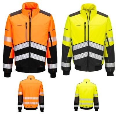 Giacca da Lavoro Portwest Alta Visibilit� EV468 Softshell Multitasche Impermeabile Stretch