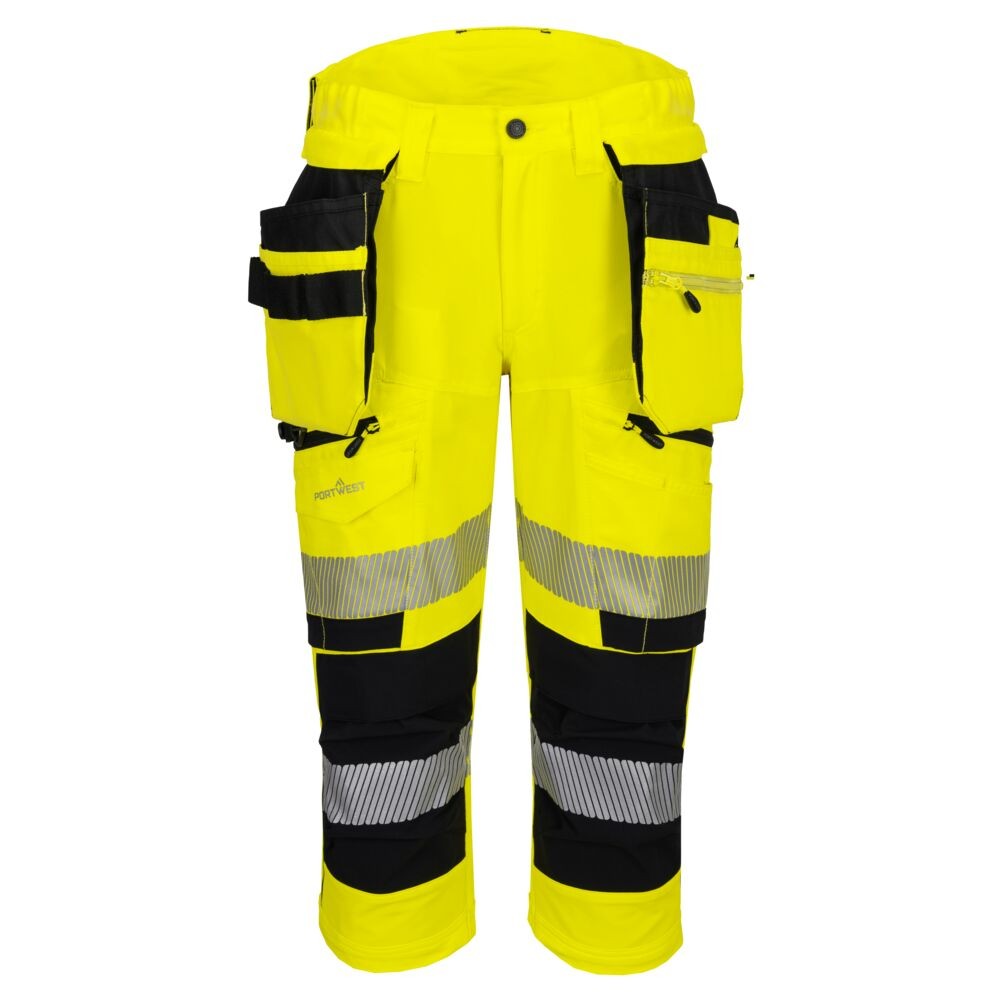 Pantalone da Lavoro Portwest Pirate DX402 Alta Visibilit� Stretch Multitasche