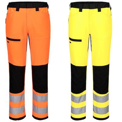 Pantaloni da Lavoro Portwest Alta Visibilit� Service WX2 CD857 Multitasche Stretch