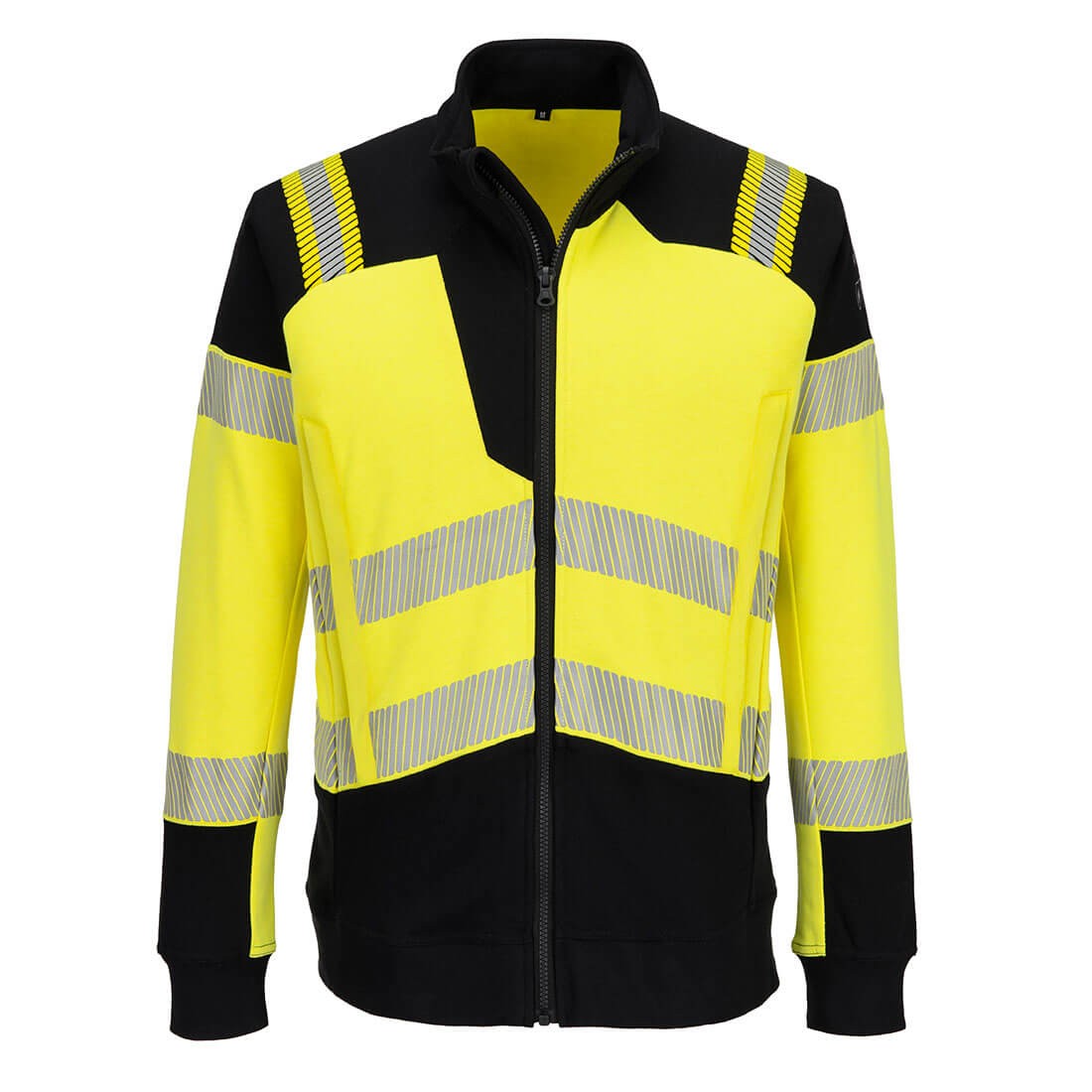 Felpa da Lavoro Portwest Alta Visibilit� FR717 Ignifuga Antistatica Anticalore Con Zip