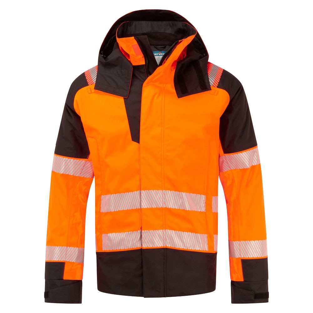 Giacca da Lavoro Portwest Alta Visibilit� FR606 Invernale Multitasche Ignifuga Impermeabile